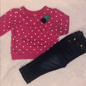 Baby girl outfit 9-12m